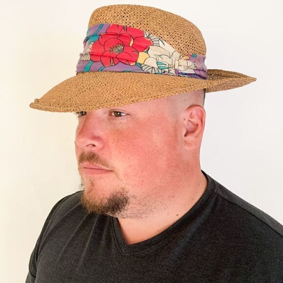 Vintage straw Panama hat   - Picture 4 of 11